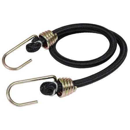 Black Bungee Cord 24 In. L X 0.374 In.